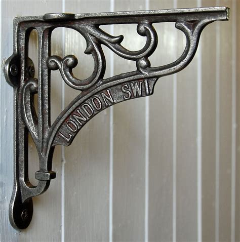 metal shelf brackets vintage|decorative metal shelf brackets uk.